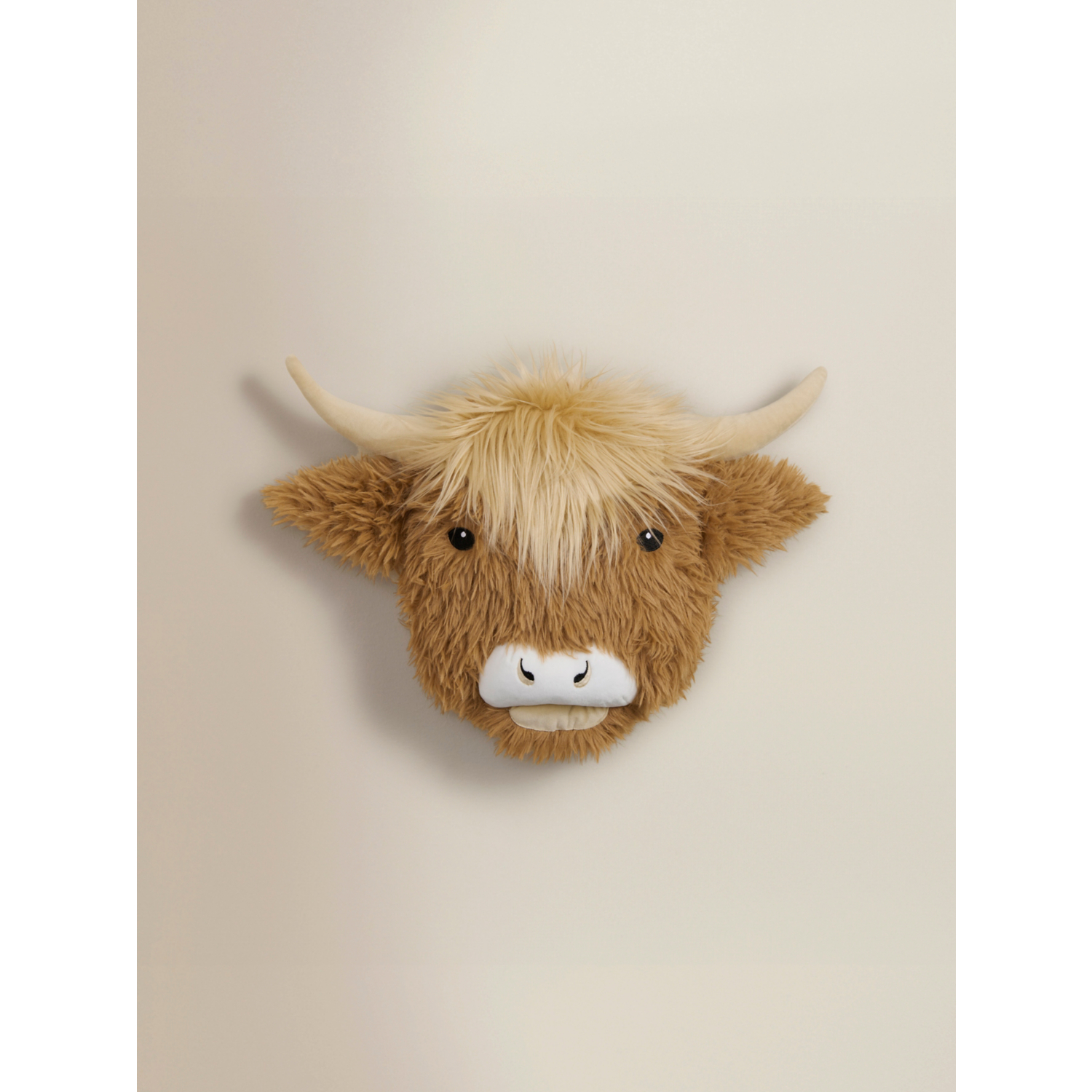 George Brown Highland Cow-Shaped Cushion