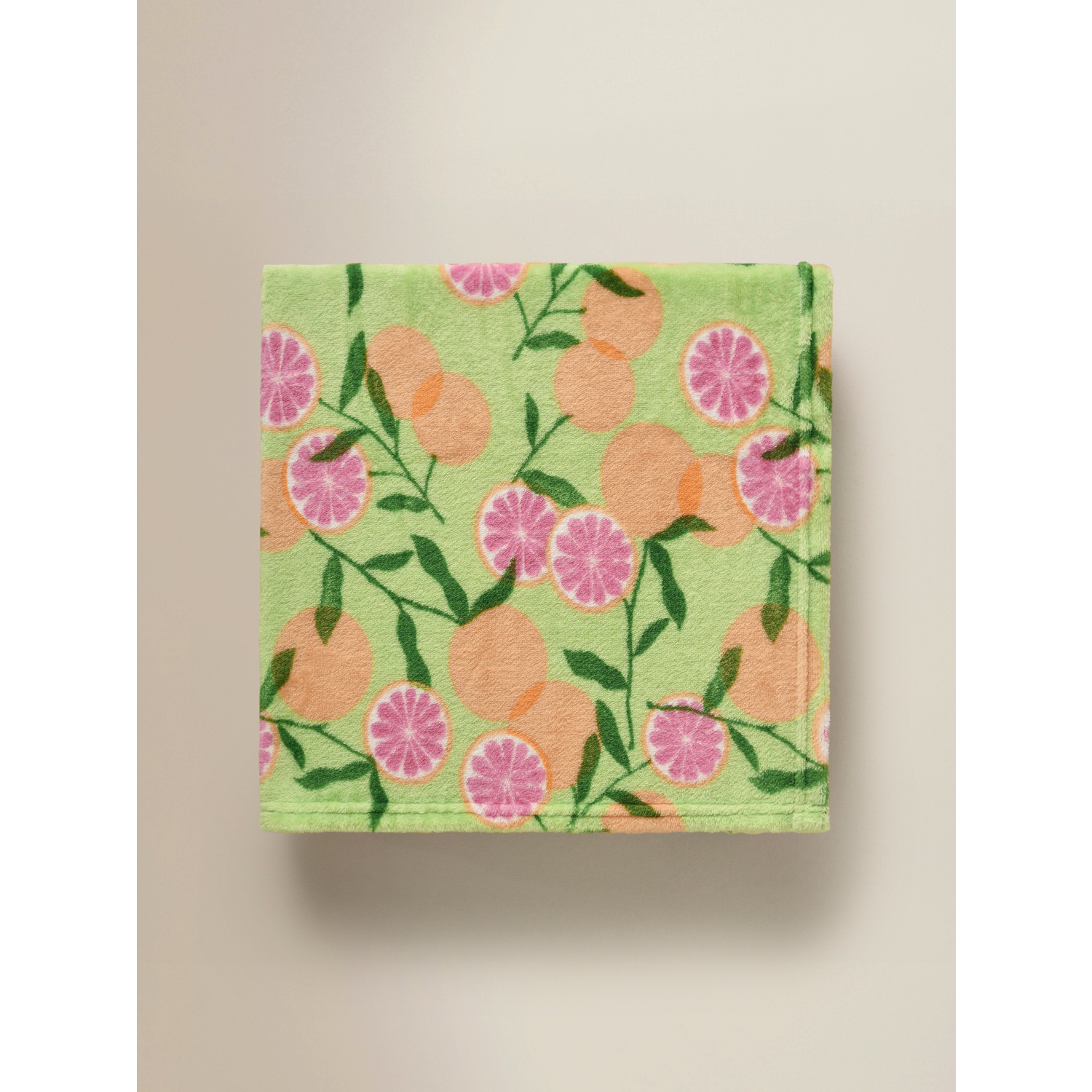 George Orange Grapefruit Super-Soft Throw