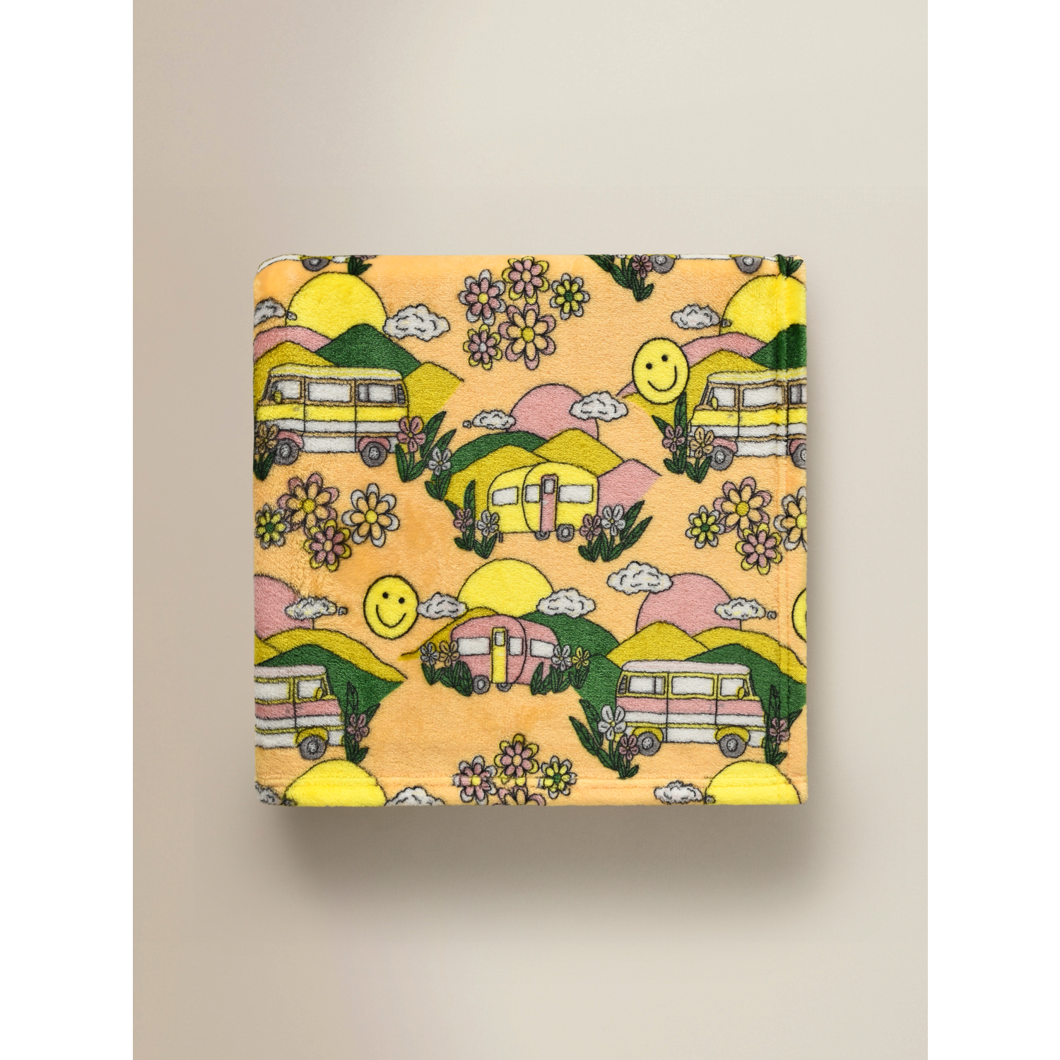 George Multi Campervan Super-Soft Throw