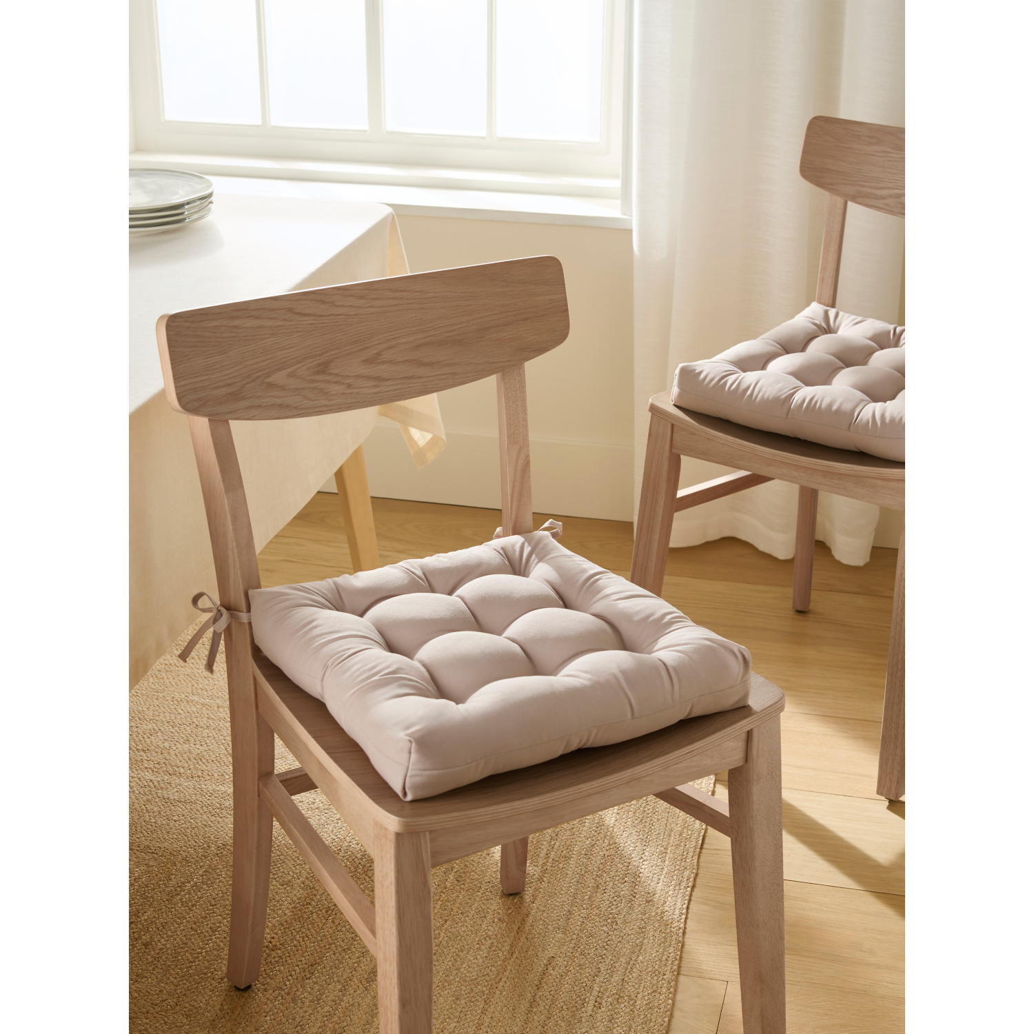 George Neutral Seat Pads Set Of 2