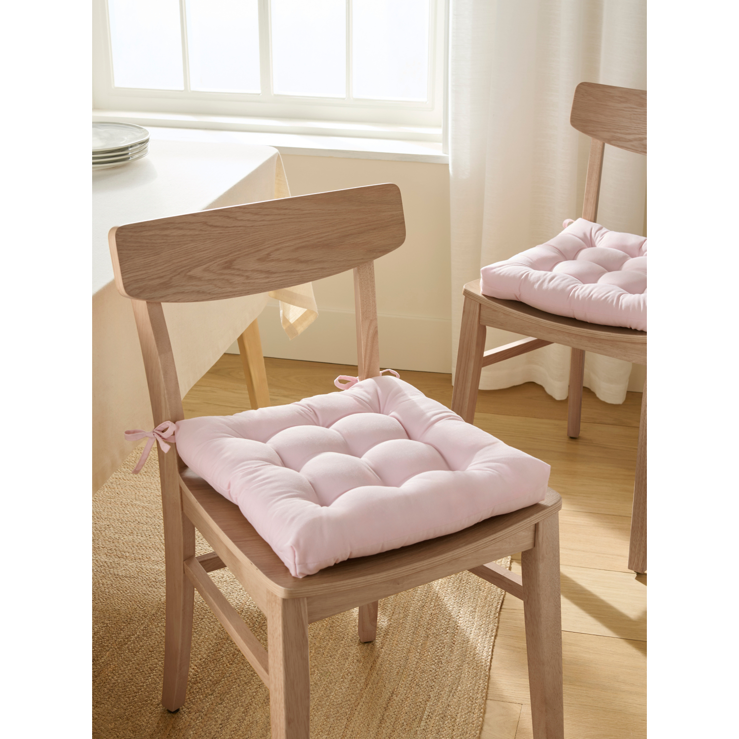 George Pink Seat Pads Set Of 2