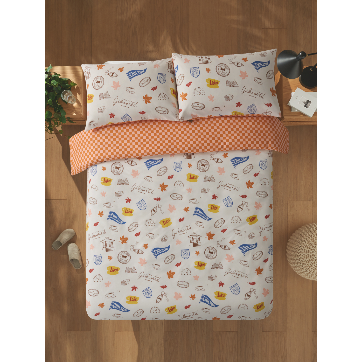 George Multi Gilmore Girls Checkerboard Duvet Set