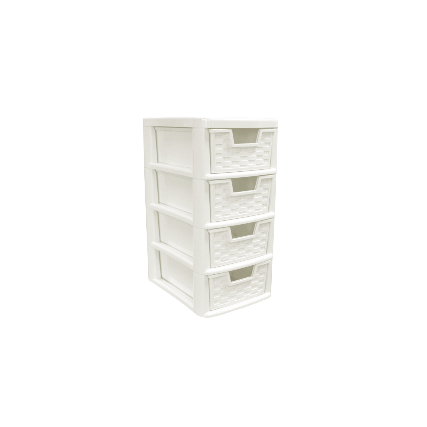 George Natural Small Rattan-Effect Drawer Unit