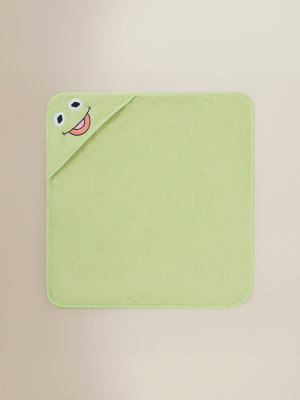 The Muppets Kermit the Frog Green Cotton Hooded Towel