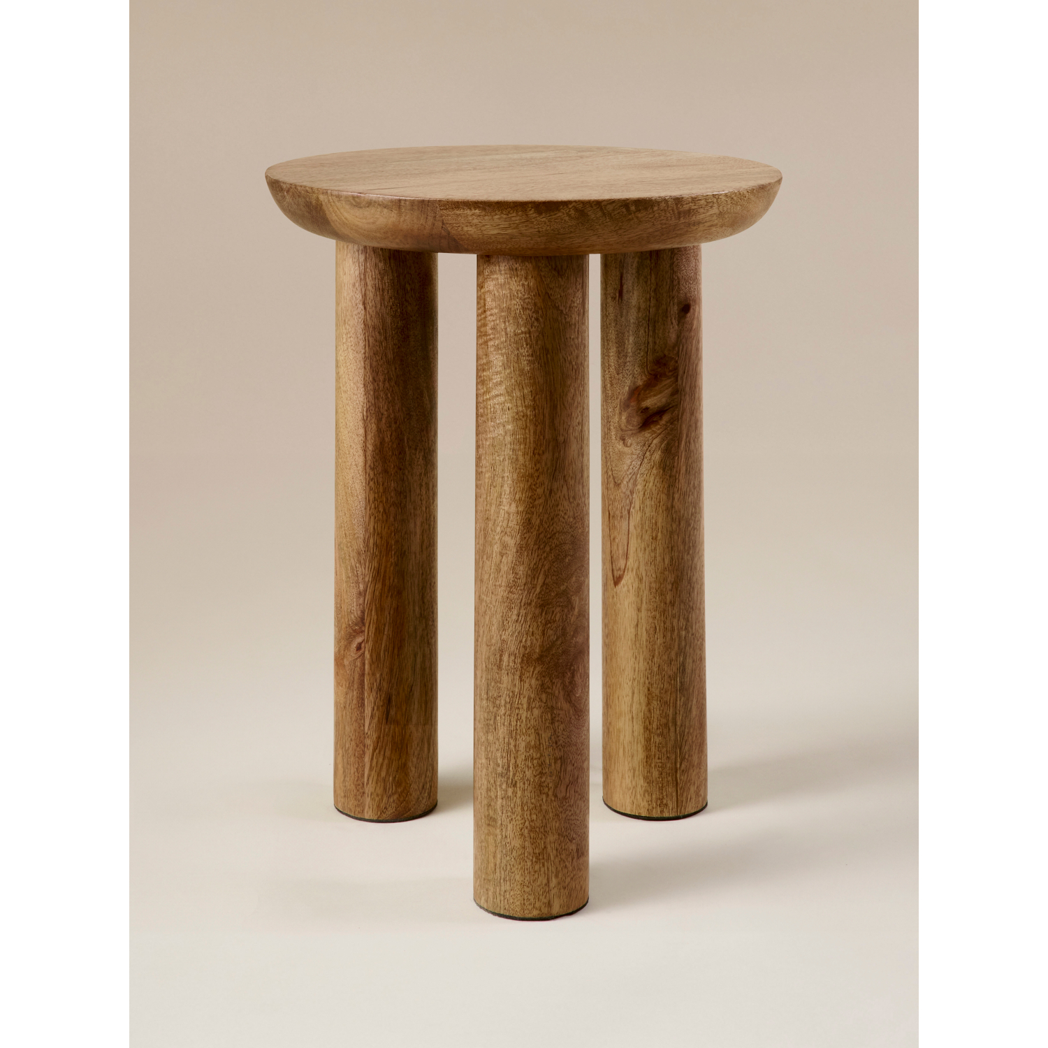 George Brown Mango Wood 3 Legged Table