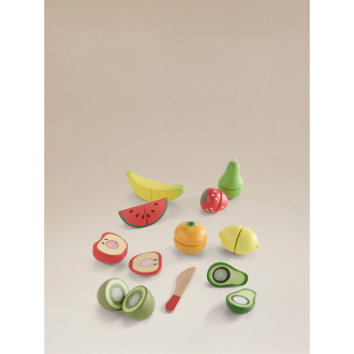 Hapello Little Worlds Cutting Fruit Playset
