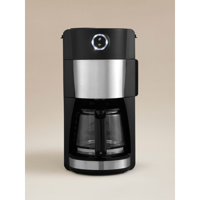 George Black Bean To Cup Coffee Machine - Black