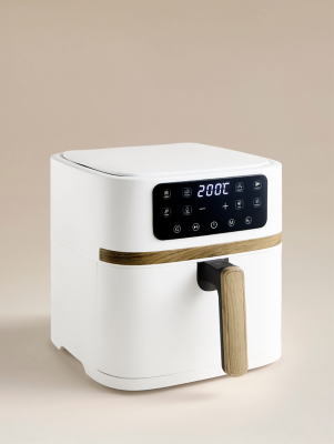White Scandi 6L Digital Air Fryer | Electricals | George at ASDA