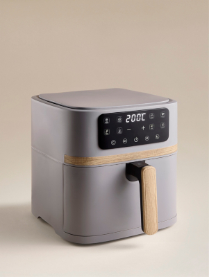 Grey Scandi 6L Digital Air Fryer | Electricals | George at ASDA