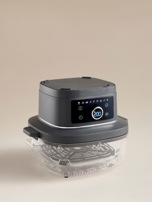 Grey Multi-Container Glass Air Fryer | Electricals | George at ASDA