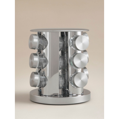 George Silver-Tone Spice Rack