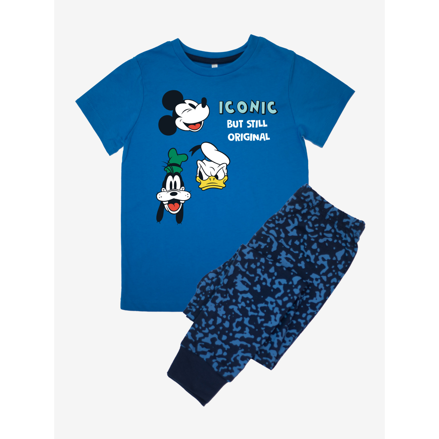 George Blue Nw2 Mickey Mouse Iconic Printed Pyjamas