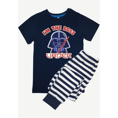 George NW2 Star Wars I'm The Boss Boys Navy Printed Pyjamas