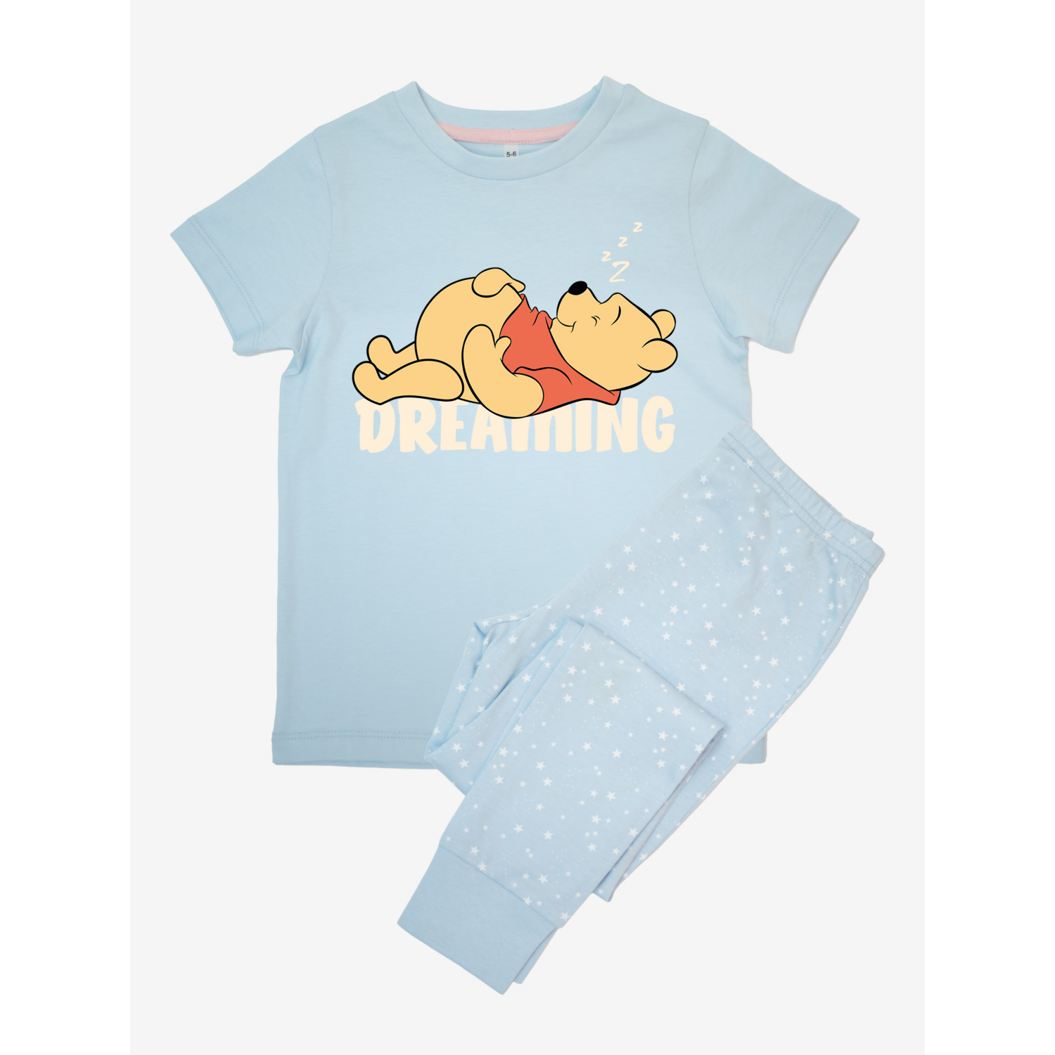 George Girls Blue Nw2 Winnie The Pooh Dreaming Printed Pyjamas