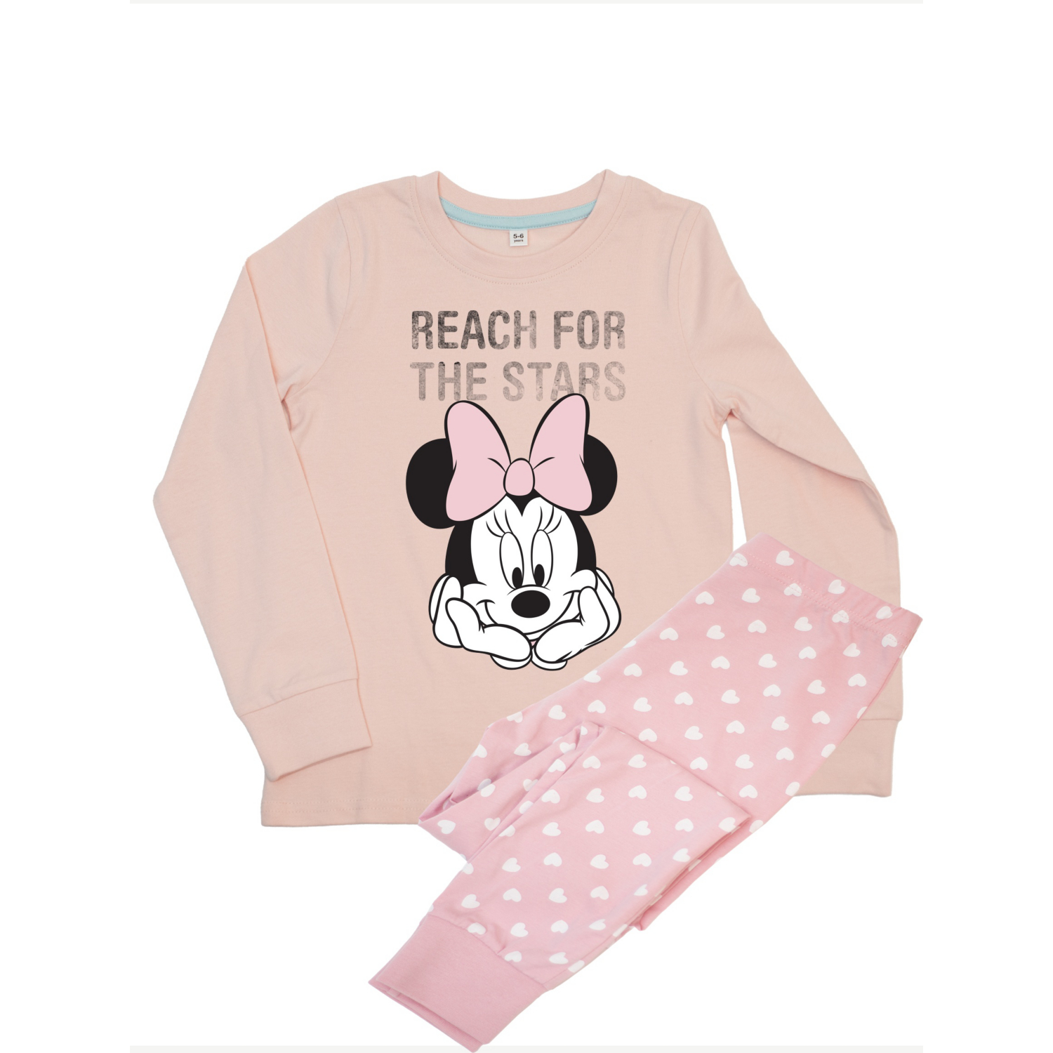 George Girls Pink Nw2 Minnie Mouse Reach For The Stars Pyjamas