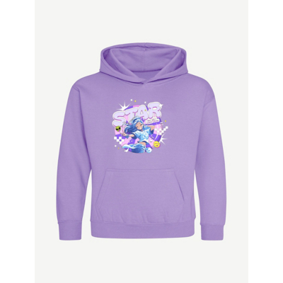 George NW2 KPop Star Lavender Printed Hoodie - Purple