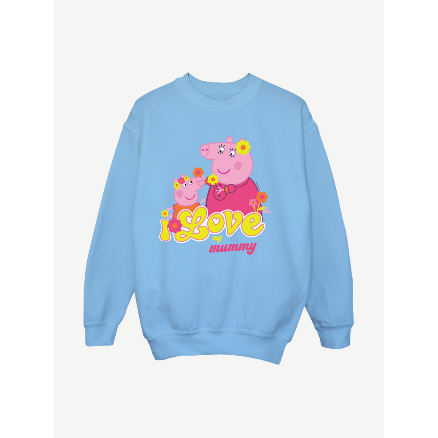 Peppa Blue Nw2 Pig Love My Mummy Baby Sweatshirt