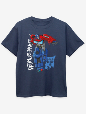 NW2 Transformers Optimus Prime Navy Blue T-Shirt | Kids | George