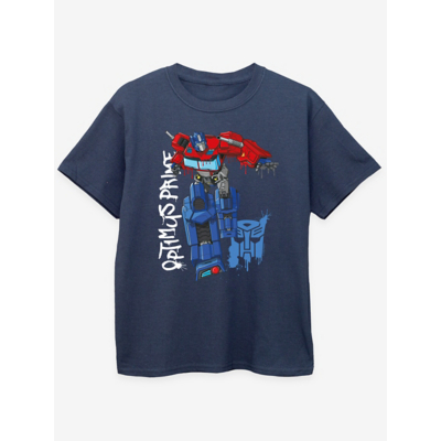 George NW2 Transformers Optimus Prime Navy Blue T-Shirt