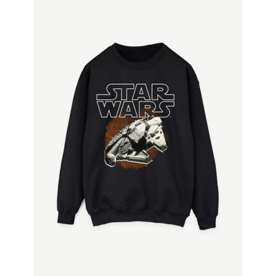 George NW2 Star Wars Millenium Falcon Black Printed Sweatshirt