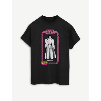 George NW2 Star Wars Princess Leia Black Printed T-Shirt