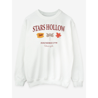 George NW2 Gilmore Girls Women Autumn Stars Hollow Women's White Printed Sweatshirt