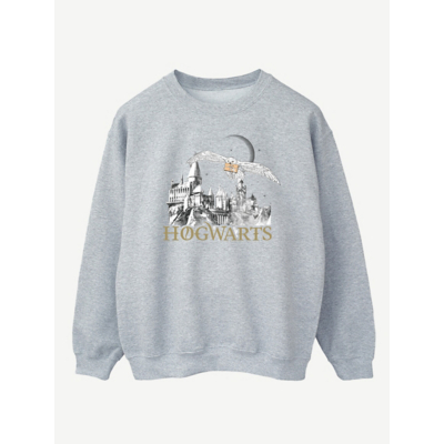 George NW2 Harry Potter Hogwarts Christmas Grey Sweatshirt