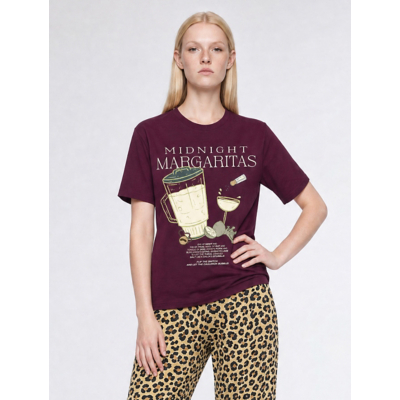 brands in Women's Practical Magic Midnight Margaritas Pyjamas in Burgundy | Size: Small