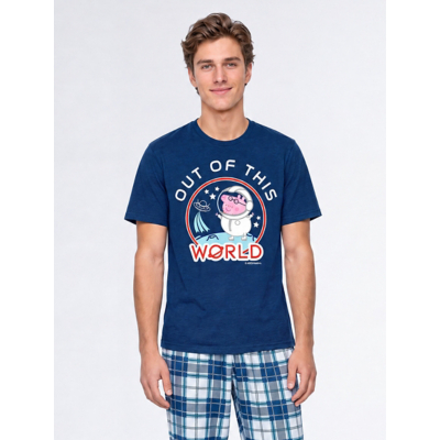George NW2 Peppa Pig Dad out Of This World Pyjamas - Navy