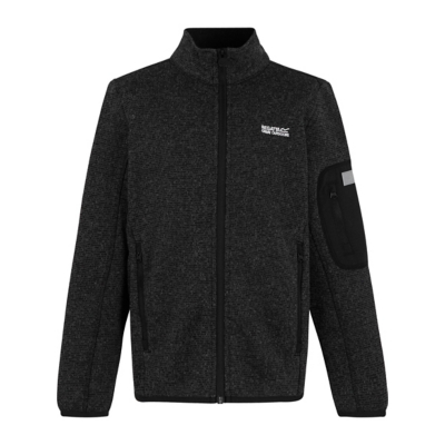 George Regatta Black Newhill Full Zip Fleece Jacket
