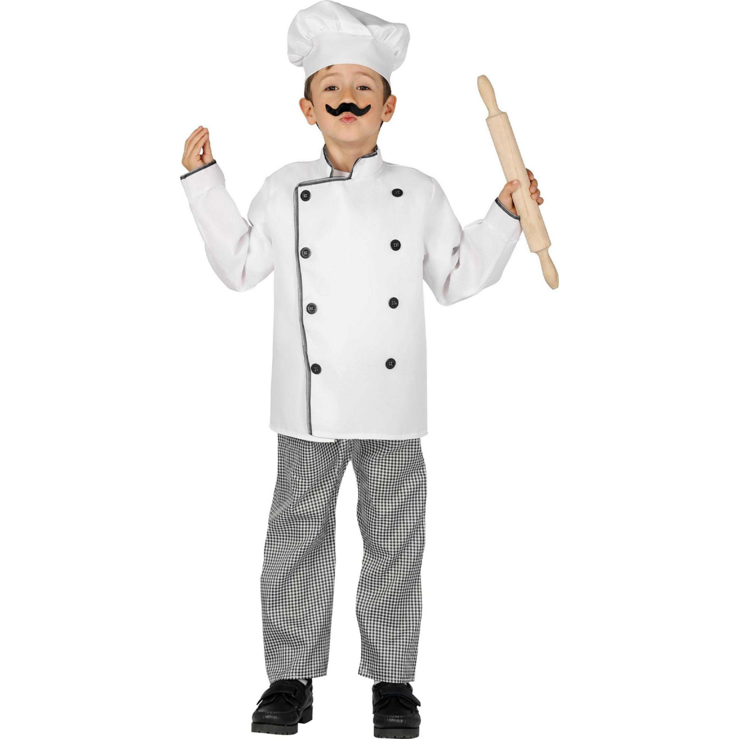 Rca Grey Fiestas Guirca & White Chef Costume Set