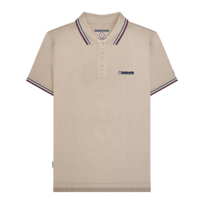 George Lambretta Twin Tip Polo Shirt - Multi