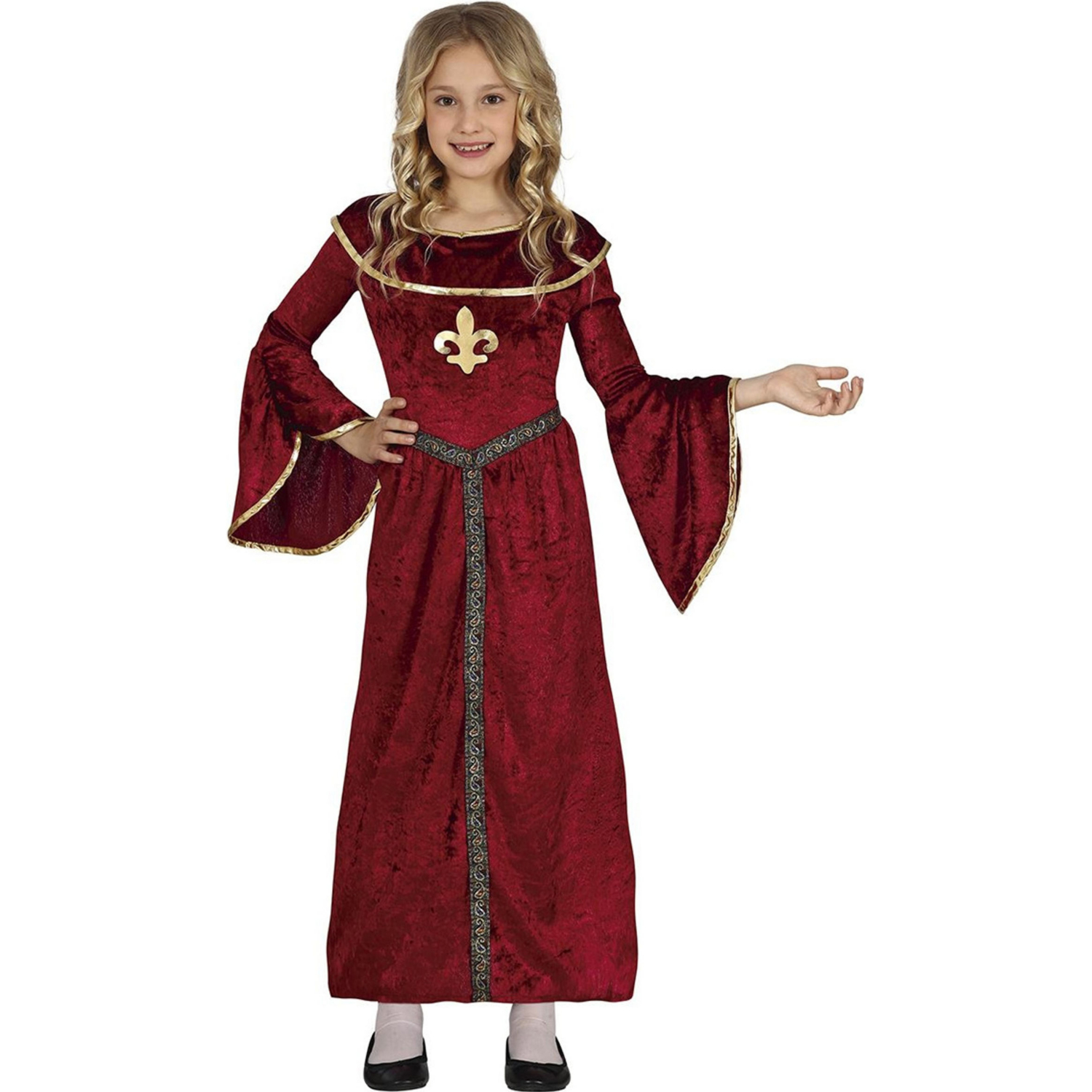 Rca Burgundy Fiestas Guirca Medieval Princess Costume