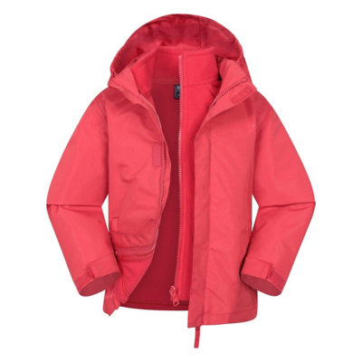 George Mountain Warehouse Bright Red Fell 3 In 1 Jacket