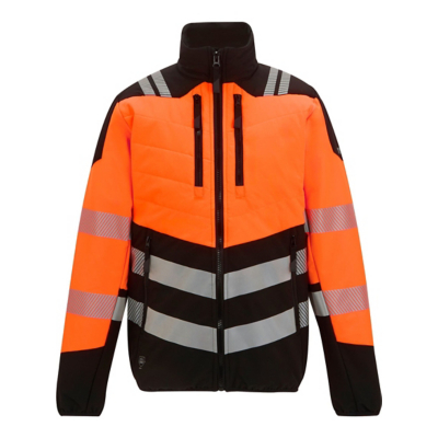 George Regatta Adult X-Pro Hi-Vis Hybrid Jacket - Black