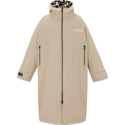 George Regatta Off White Unisex Adult Floral Changing Robe