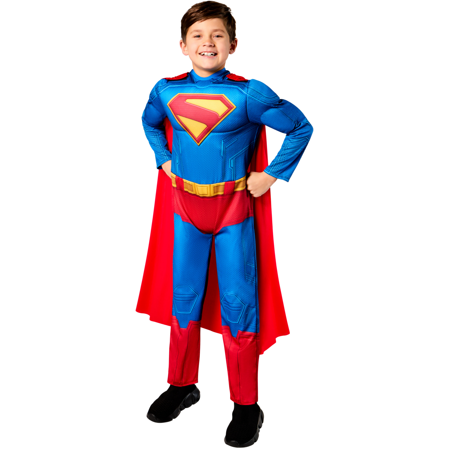 Dc Blue Rubies Comics Superman Deluxe Kids Costume