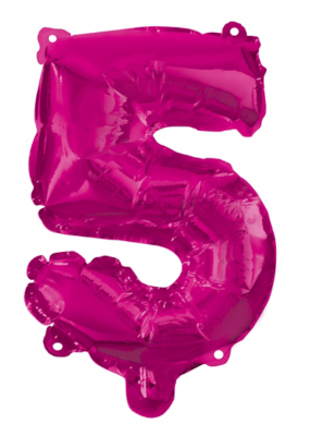 Pink 95cm Number Helium Balloon No 5 Toys & Character at ASDA