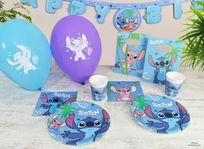 FAMINESS Stitch Party Bag Fillers – 102 Pc Favors Pack With Keychains & More For Kids Birthdays