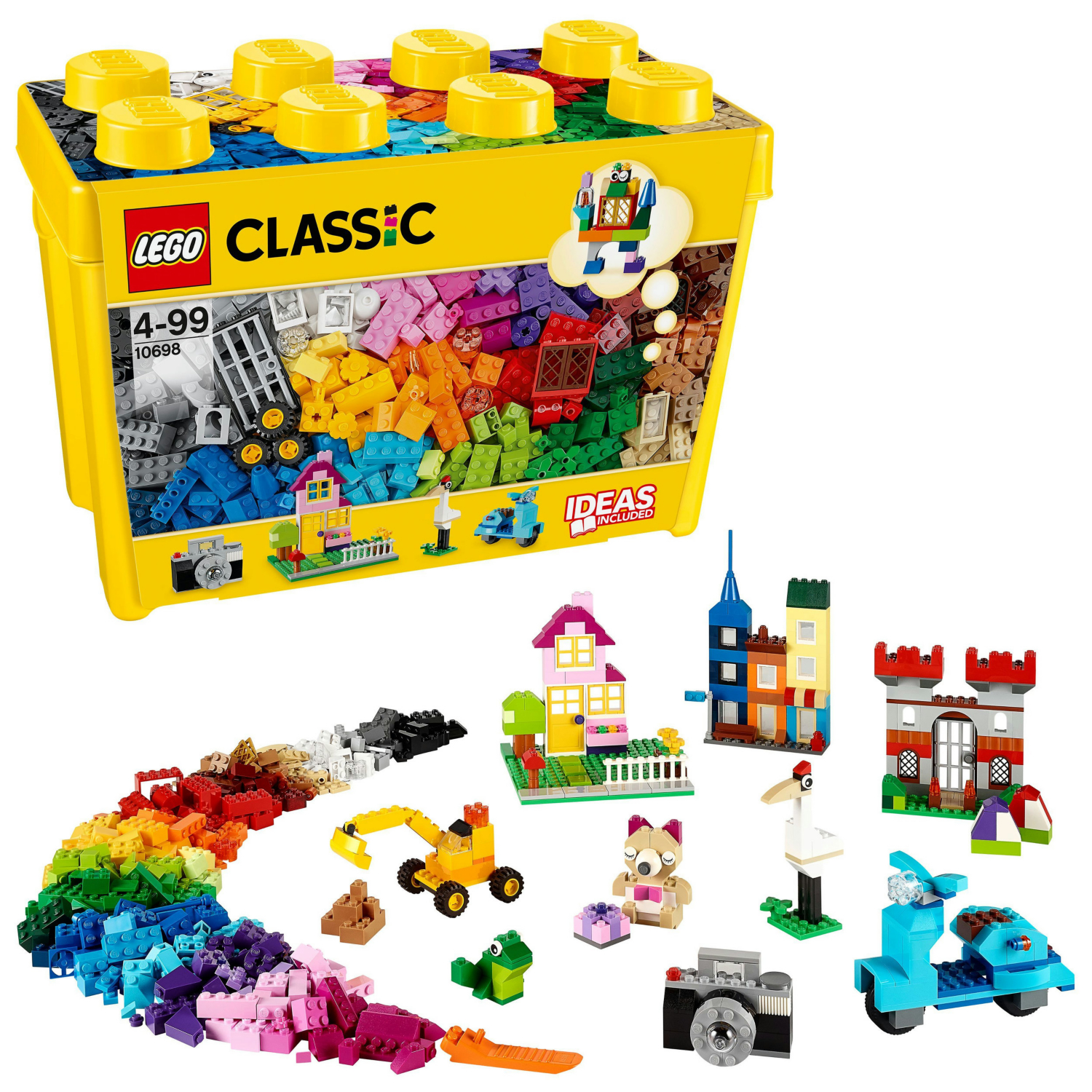 Lego Green Classic Large Creative Brick Box Set 10698