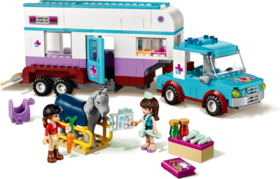 LEGO Friends Heartlake Horse Vet Trailer 41125 Kids at ASDA