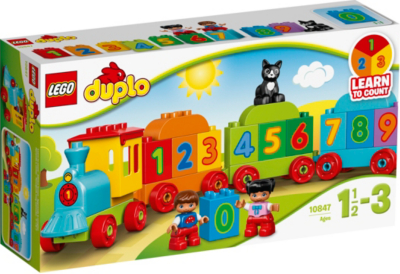 lego duplo train learn to count