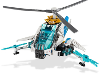lego ninjago zane's helicopter