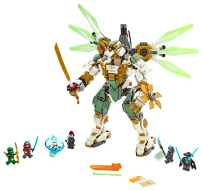 lego ninjago fire mech asda