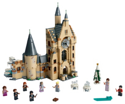 harry potter clock tower lego asda