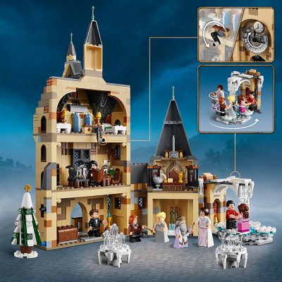 harry potter clock tower lego set