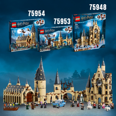 harry potter clock tower lego asda