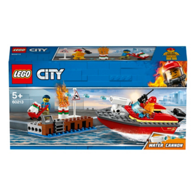 lego city dock side fire