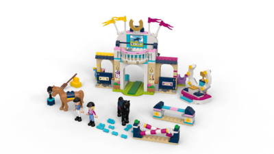 lego friends stephanie horse jumping