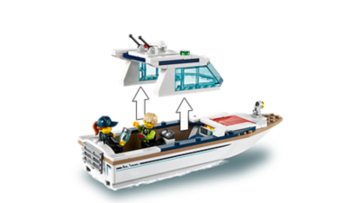 lego city diving yacht